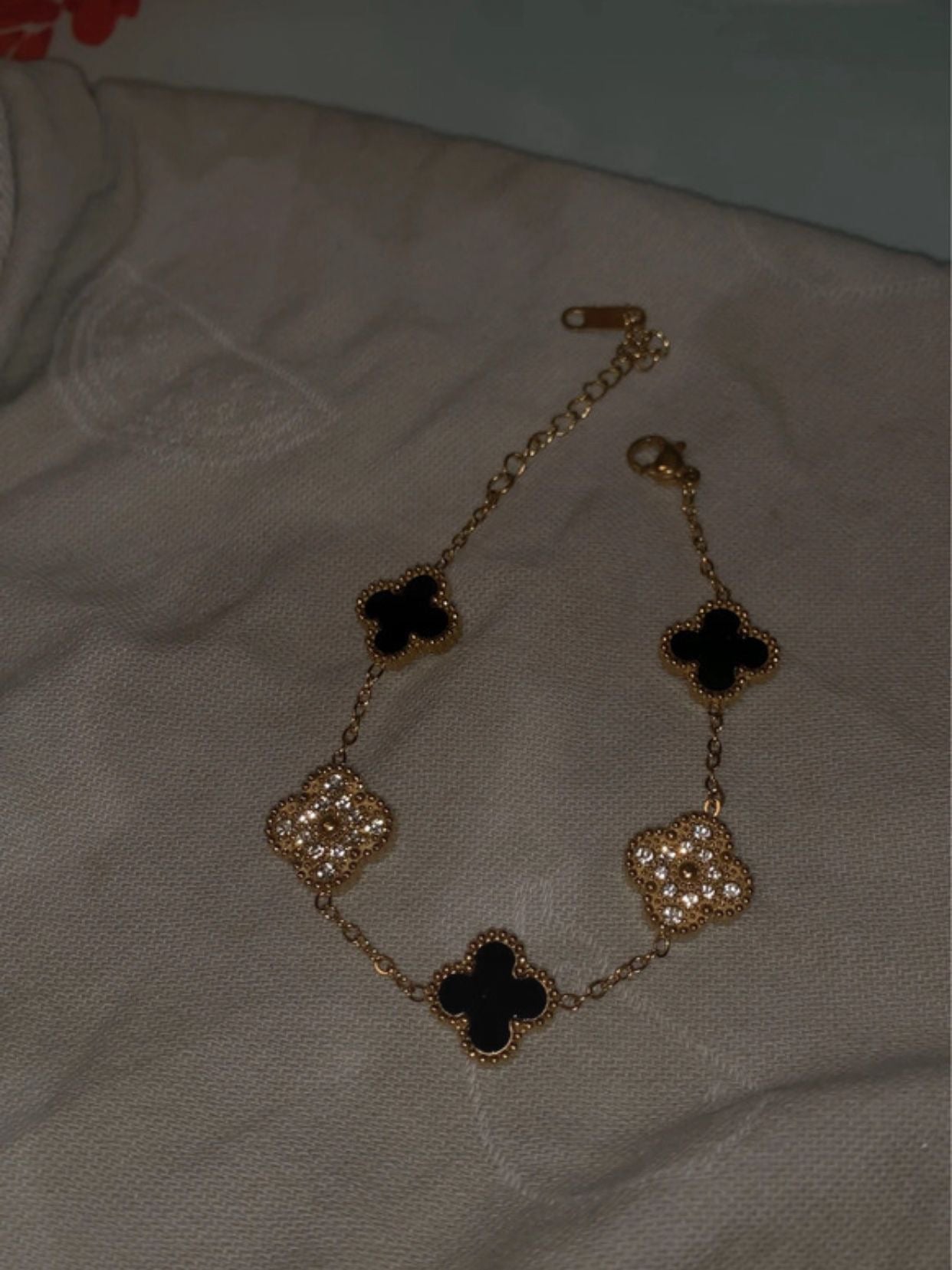 Black k4 sprinkly bracelet