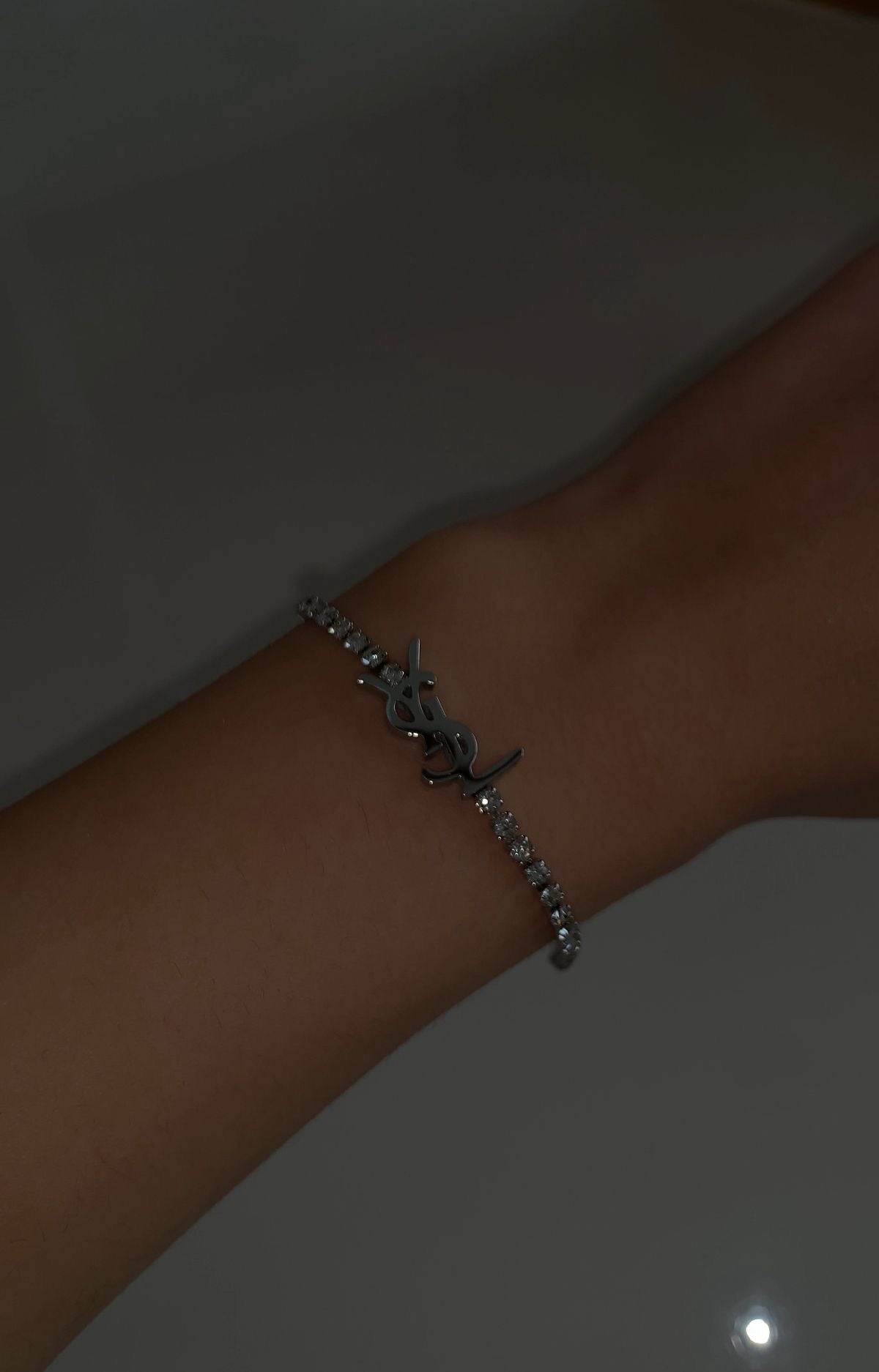 YS sprinkly bracelet silver