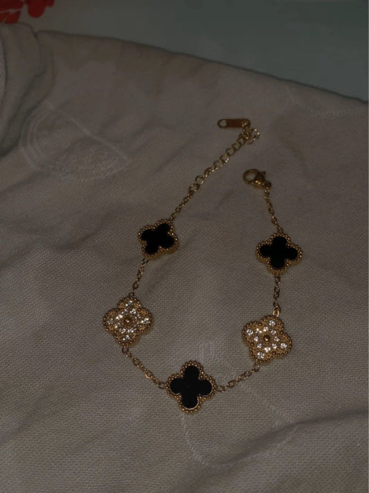 Black k4 sprinkly bracelet