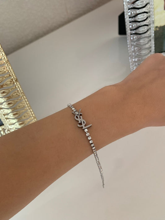 YS sprinkly bracelet silver