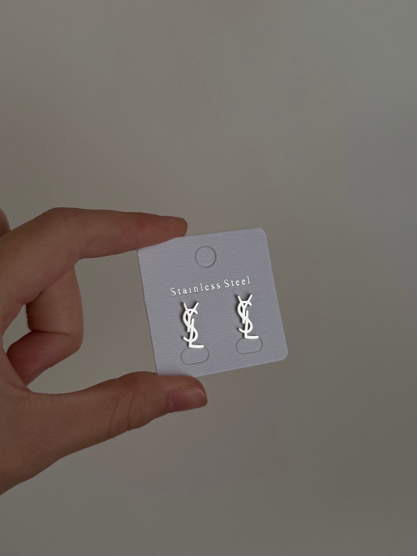 YS earrings Silver