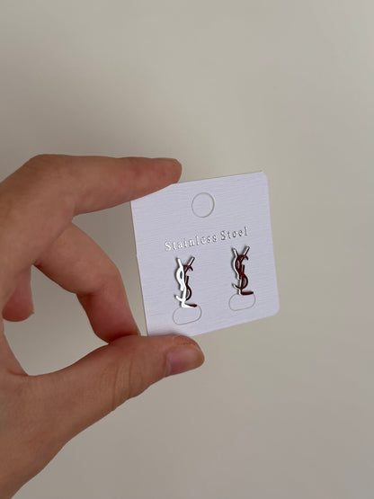 YS earrings Silver